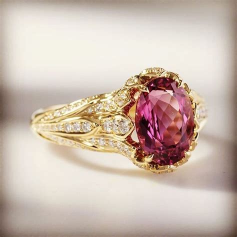 Vermillion Red Imperial Topaz Ring This Natural Stone Was Acquired On