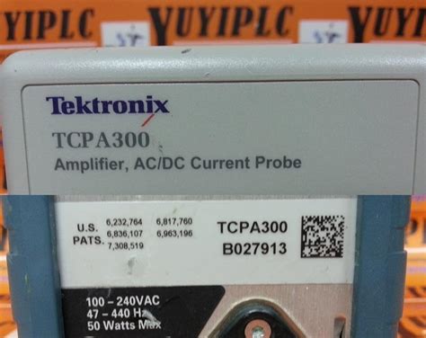 tektronix tcpa amplifieracdc current probe plc dcs servo control