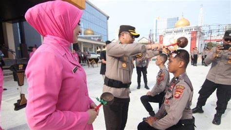 Kapolresta Kombes Pol Anton Firmanto Sambut 62 Bintara Remaja Di