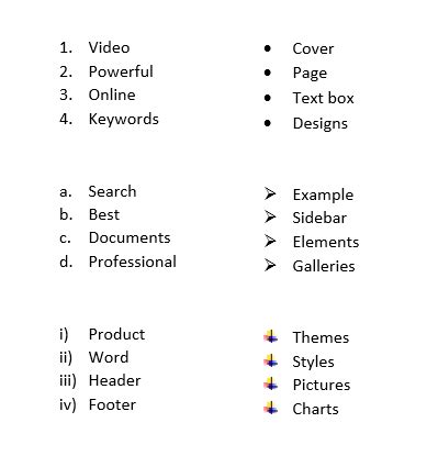 Bullets and Numbering in Microsoft Word – Fast Tutorials