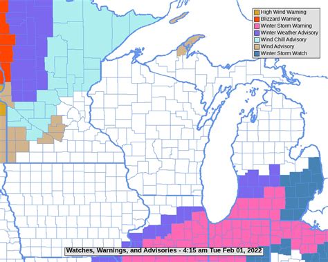 Winter Storm Watch Now Upgraded To Winter Storm Warning For 11 Southern