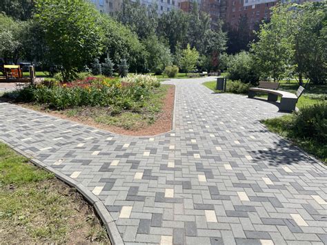 Тротуарная плитка "Брусчатка" купить в Новосибирске - завод "Ван"