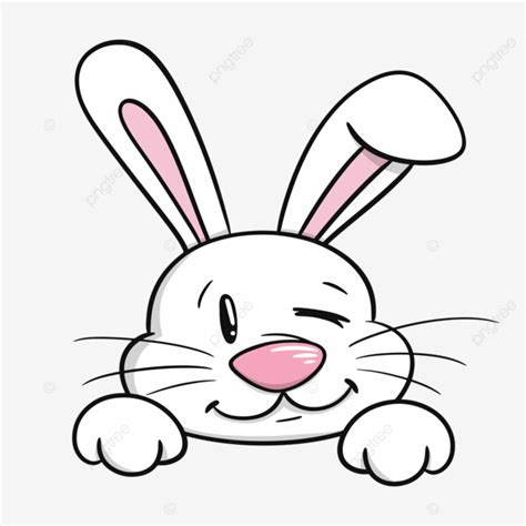 Bunny Face Vector