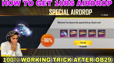 How To Get Rs Special Airdrop In Free Fire Rs Special Airdrop New