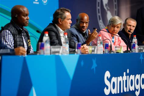 Panam Sports LAS LEYENDAS CARL LEWIS MIKE POWELL FÉLIX SÁNCHEZ Y