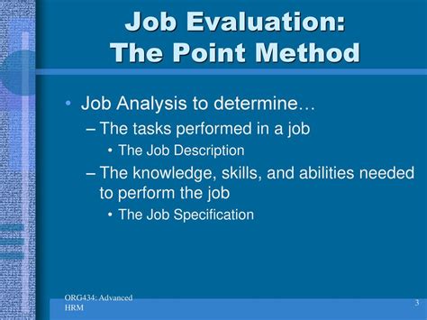 Job Evaluation Ppt Download