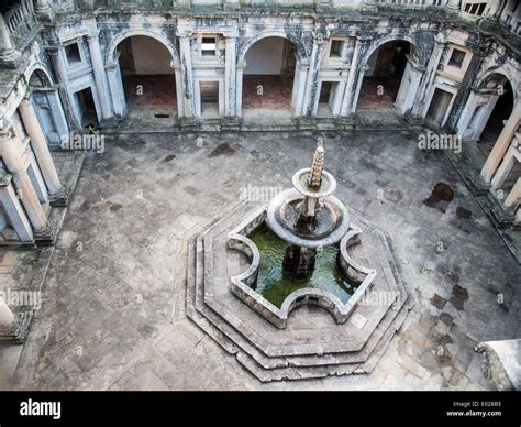 Main Cloister Of Convento De Cristo Tomar Stock Photo Alamy