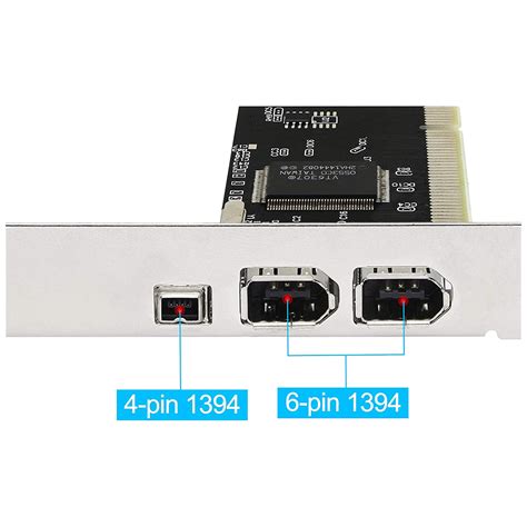 3 Port IEEE 1394 Firewire Card PCI Firewire Adapter IEEE 1394 PCI ...