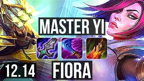 Master Yi Vs Fiora Top Quadra 9 Solo Kills 2 3m Mastery 900