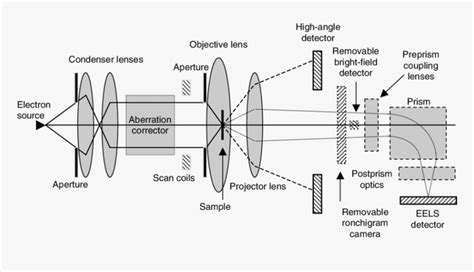 Scanning Electron Microscope Schematic