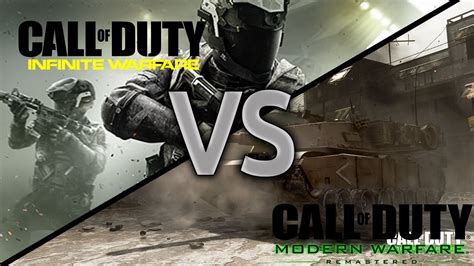 Infinite Warfare Vs Modern Warfare Remastered Youtube