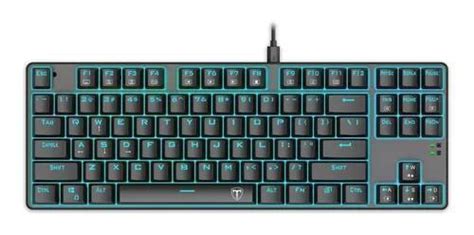 Teclado Gamer T dagger Bora T tgk313 Qwerty Oute Blue Inglês Teclado