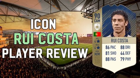 Fifa 18 Prime Icon Rui Costa 90 Player Review Youtube