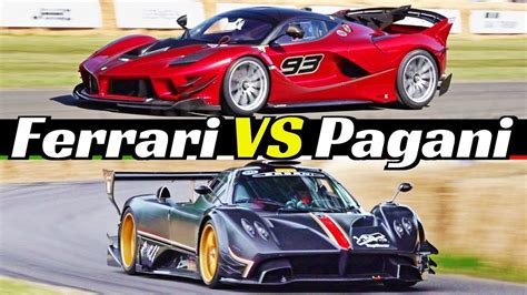 Ferrari FXXK EVO Vs Pagani Zonda Revolución The ULTIMATE V12 N A