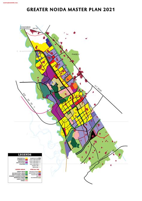 Greater Noida Master Development Plan 2021 Map PDF Download - Master Plans India