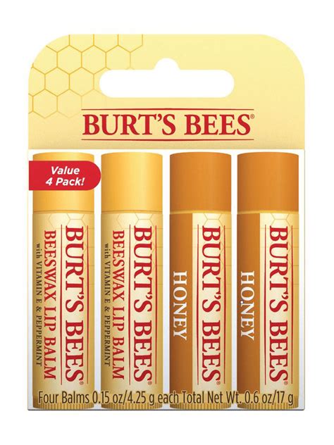 Burt S Bees Lip Balm Beeswax 4 25 G Lepper Farmasiet No