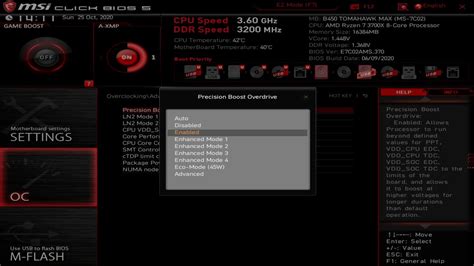 How To Enable Precision Boost Overdrive Pbo From Bios Msi B