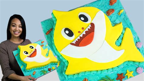 Easy Baby Shark Cake You Can Make At Home Cake Decorating How To