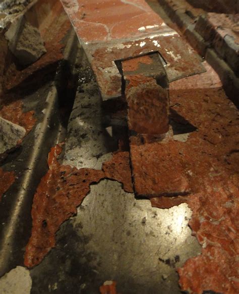 Damaged Asbestos Door Frame Coating Close Up Interior Port Flickr