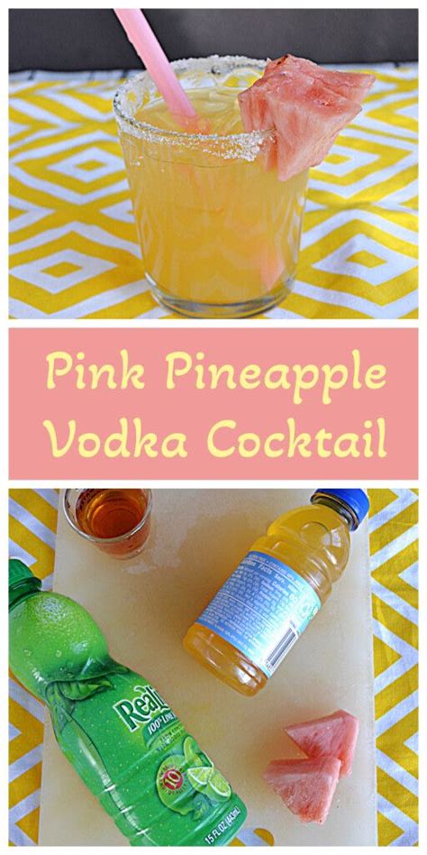 Pink Pineapple Vodka Cocktail Recipe In 2024 Pineapple Vodka Vodka Cocktails Pineapple