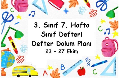 E Itim Retim Y L S N F Hafta Ekim Defter