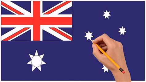 how to draw australian flag