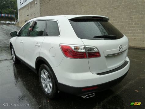 Crystal White Pearl Mica 2011 Mazda Cx 9 Touring Awd Exterior Photo