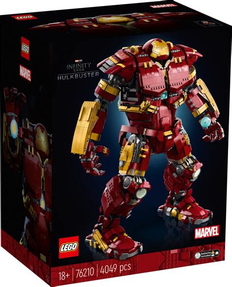 Lego Marvel Reveals Piece Iron Man Hulkbuster From The