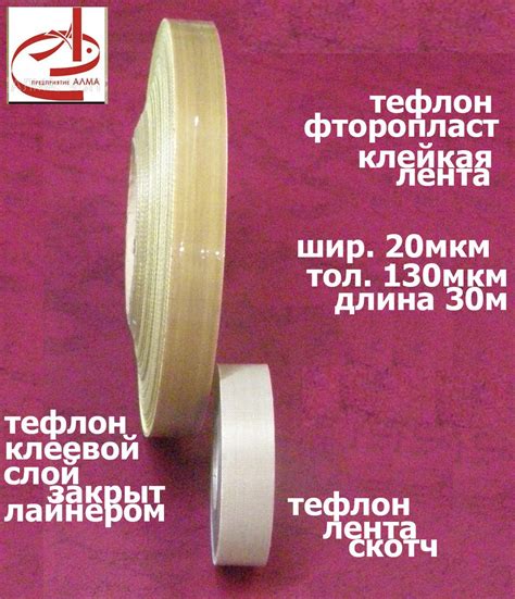Фторопласт клейкий тефлон, ленты Нитто: продажа, цена в Харькове ...