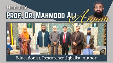 Salute To Dr Mahmood Ali Anjum Iqbalistresearchertranslatorauthor