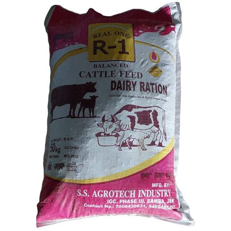 Dry Place Cotton Seed Dairy Ration Cattle Feed Packaging Type Plastic