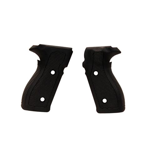 Hogue Sig Sauer P227 DA/SA Grips Pirahna G10 Solid Black 47139 – Black ...