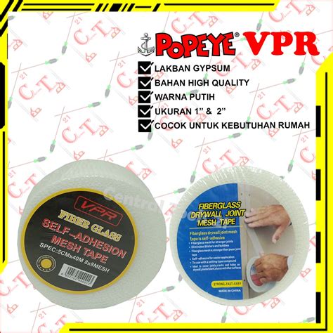 Jual Lakban Gypsum Gipsum Fiberglass Tape 2 Inch Kain Kasa Lem Tebal