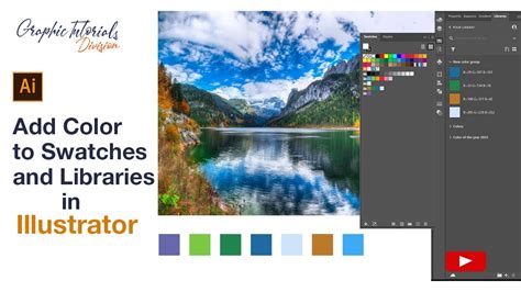Add Color To Swatches And Libraries In Adobe Illustrator Youtube