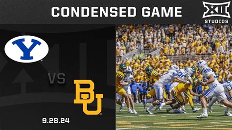 Byu Vs Baylor Condensed Game Big Football Youtube