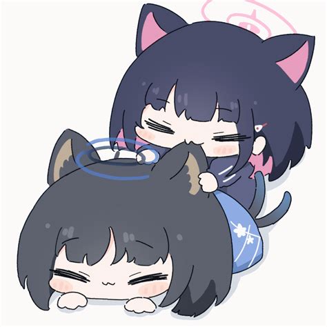 Safebooru 2girls Animal Ear Fluff Animal Ears Animated Animated 