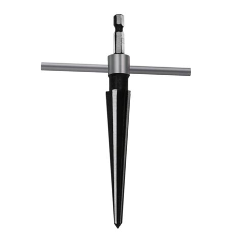 Mm Hand Held Tapered Reamer T Handle Flute Beveling Cutting Drill