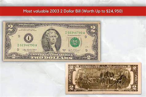 Treasures in Your Pocket: Collecting 2003 $2 Bills Worth Up to $25,000 ...