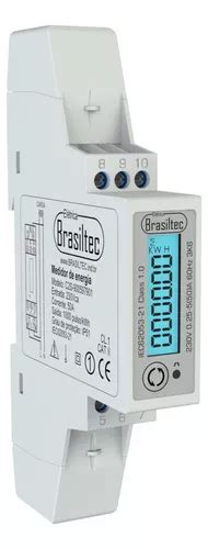 Kit C 15 Medidor Kwh Monofasico 220vca 50a E Rs485 Modbus