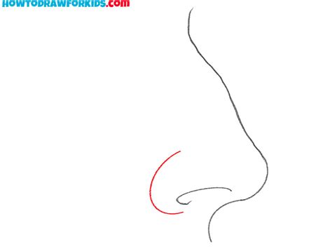 How To Draw A Human Nose Easy Drawing Tutorial For Kids