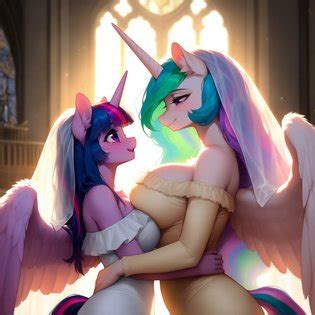 Luna X Celestia Luscious Hentai Manga Porn
