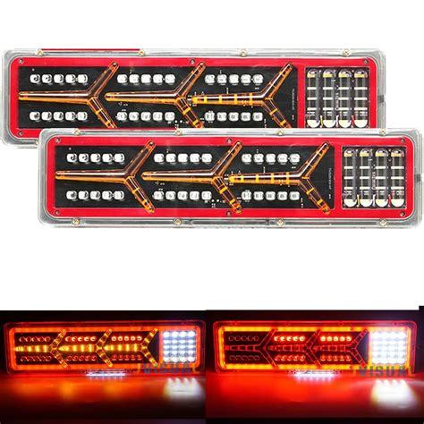 Luces Led Traseras De Advertencia Para Remolque Luz De Se Al Fluida