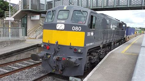 Irish Rail Class Locomotive Dfds Liner Portarlington Laois