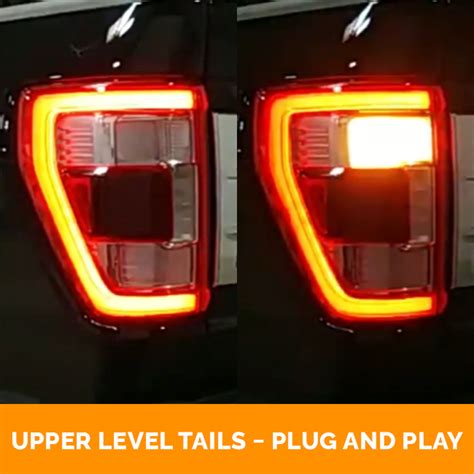 2021 2023 Ford F 150 Upper Level Combo Tail Lights And Rear Amber Signals