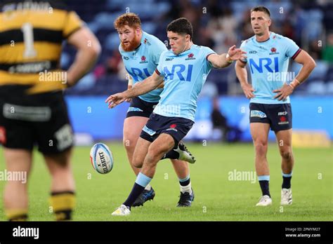 Sydney Australia 15 April 2023 Ben Donaldson Of Waratahs Kicks