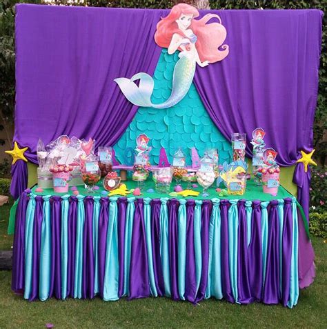 Fiesta De La Sirenita Ariel Decoracion Buscar Con Google Mermaid