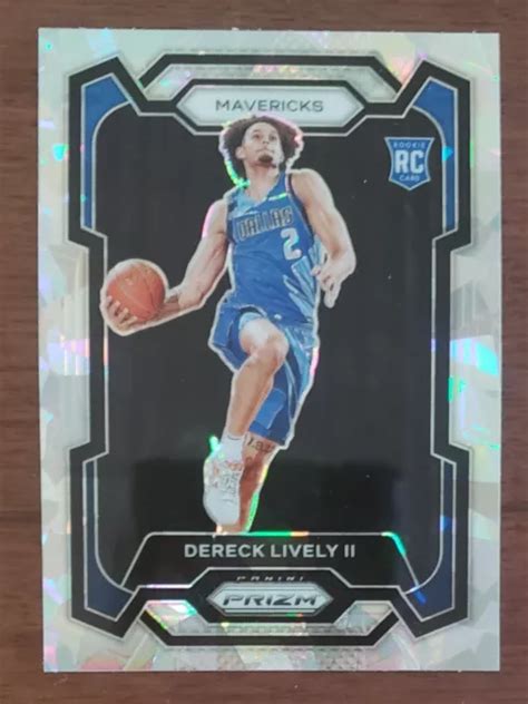 Prizm Dereck Lively Ii Bianco Incrinato Ghiaccio Mavericks