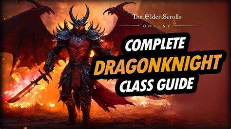 Eso Ultimate Dragonknight Class Guide For Beginners Youtube