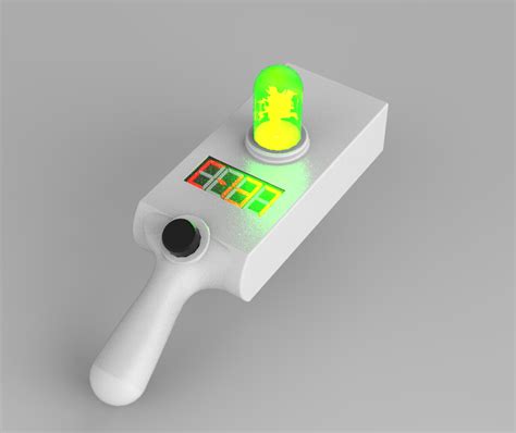 Rick and Morty portal gun | 3D CAD Model Library | GrabCAD