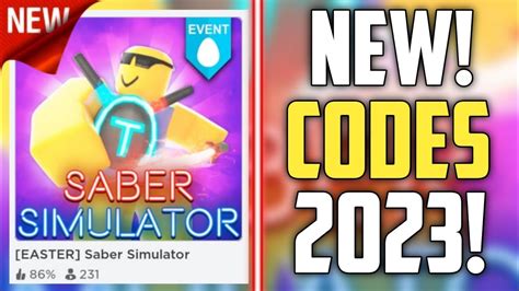 Future Codes New Roblox Saber Simulator Codes 2023 Easter